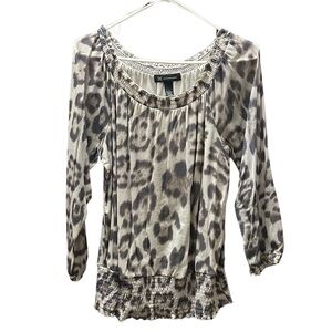 INC Leopard Print Women's Top